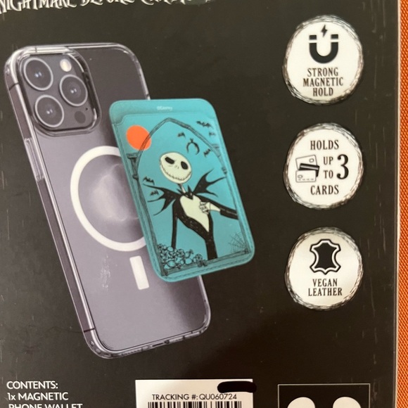 Disney Nightmare Before Christmas Jack Skellington Card Wallet - Picture 4 of 5